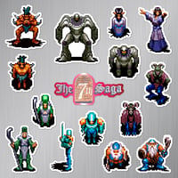 Image 1 of The 7th Saga Magnet Set (15 Pieces)