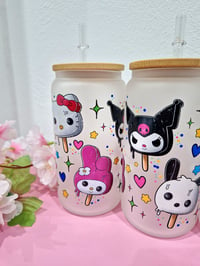 Image 4 of Sanrio Eis Trinkglas mit Deckel & Strohhalm,  16 Oz