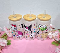 Image 3 of Sanrio Eis Trinkglas mit Deckel & Strohhalm,  16 Oz