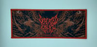 Official Defeated Sanity - The Sanguinary Impetus Red Border Stripe Patch