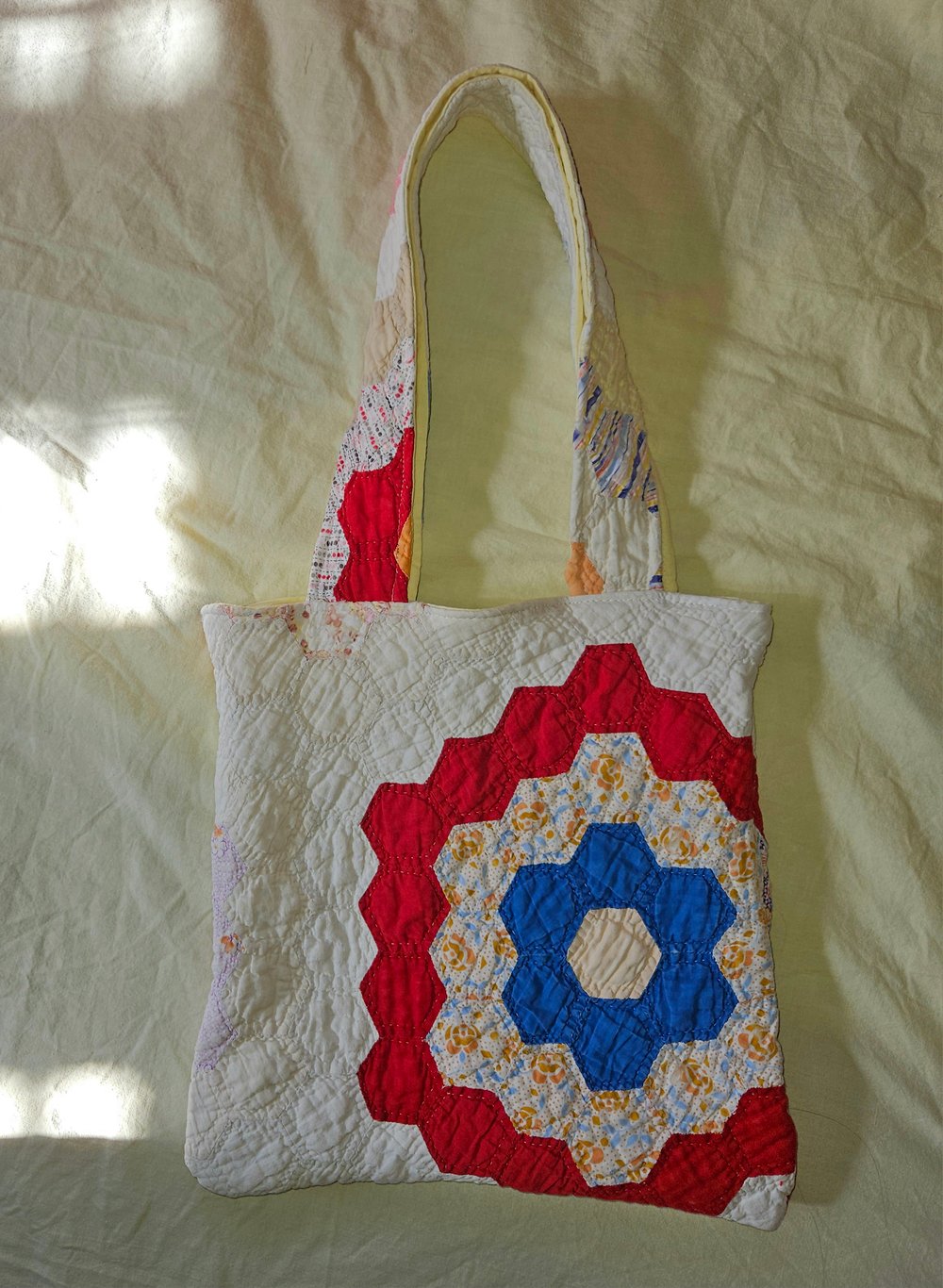 Image of Hexagon Quilt Tote Bag