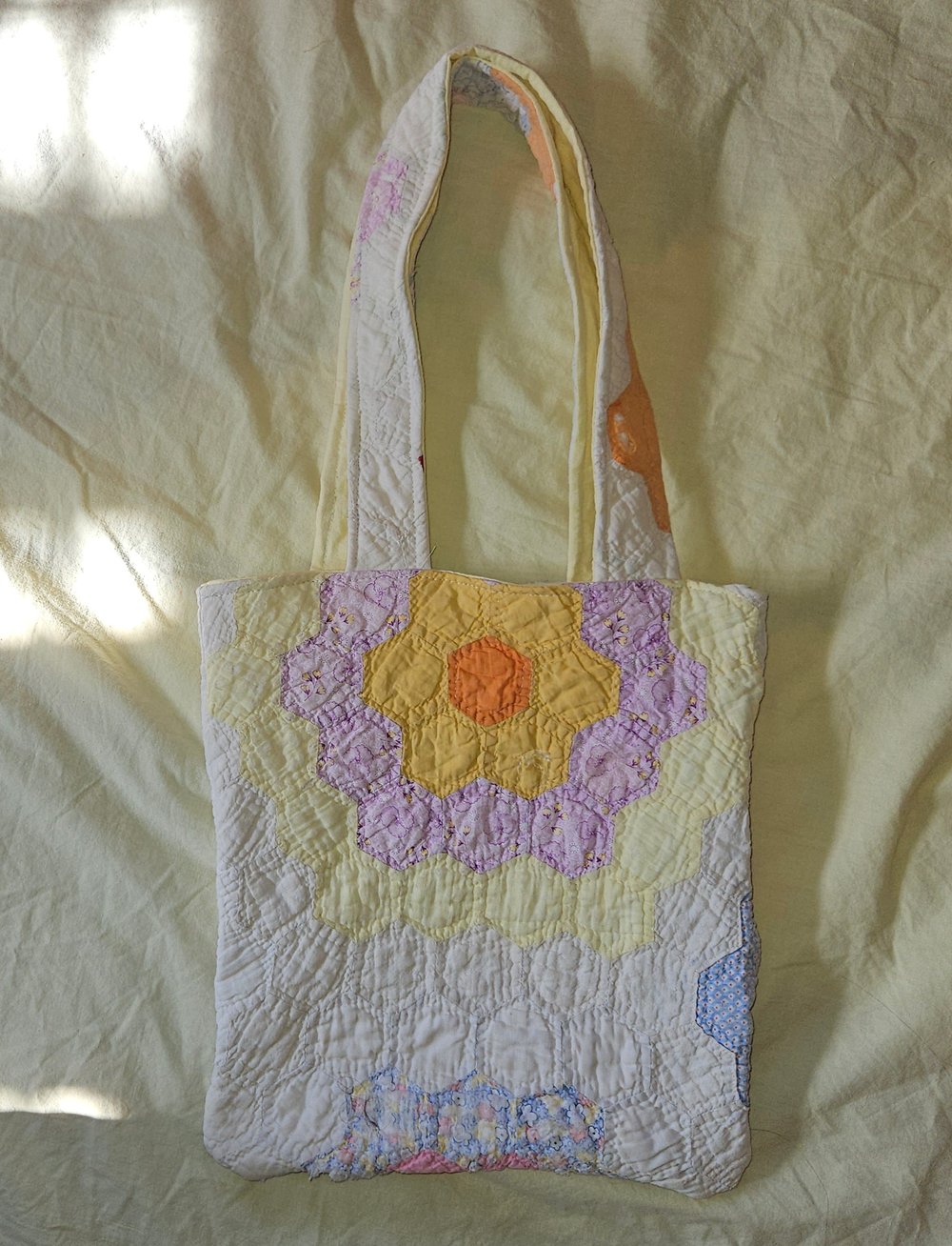 Image of Hexagon Quilt Tote Bag