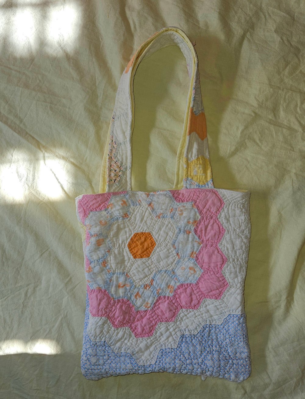 Image of Hexagon Quilt Tote Bag