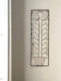 Image 1 of Set of Two Art Nouveau Screens with Floral Patterns