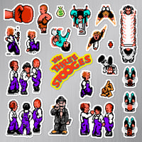 Image 1 of The Three Stooges NES Magnet Set (22 Pieces)