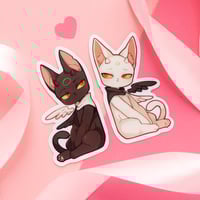 STICKERS  - Two kittens (S08)
