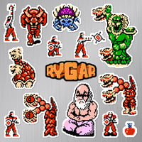 Image 1 of Rygar NES Magnet Set (14 Pieces)