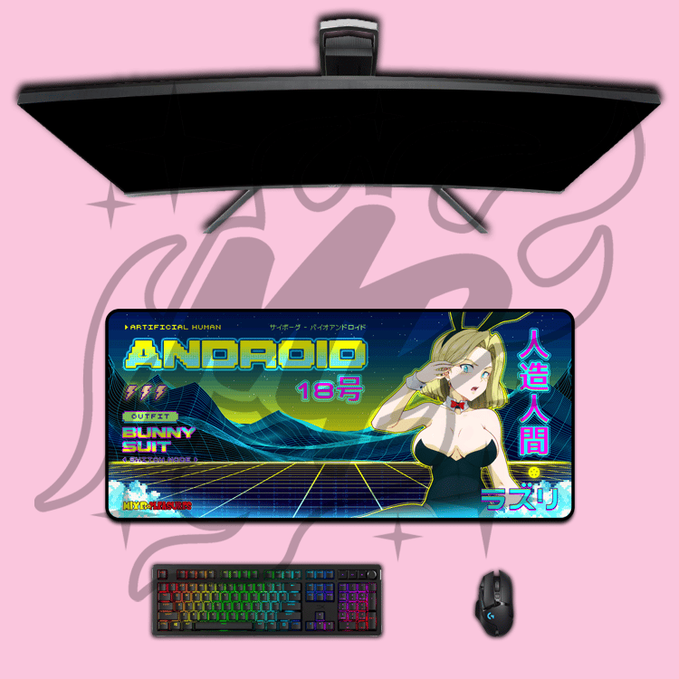 Android 18 Desk Mat | MixedPleasures
