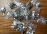 LOTS and LOTS of Jewelry Pieces for Clip-on Earrings Silver Tone