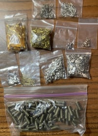 LOTS and LOTS of Metal Jewelry Pieces Beads for Crafting