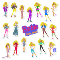 Barbie: Super Model Sticker Set (18 Pieces)