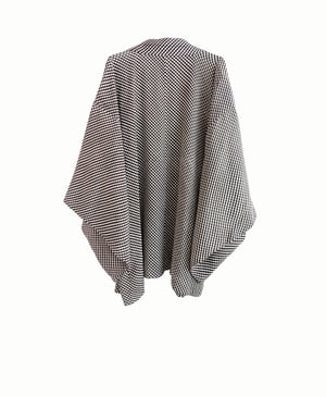 Image of Kort kimono af silke med S/H tern