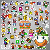 Image 1 of Super Mario All-Stars: Super Mario World Magnet Set (48 Pieces)