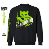 Image 2 of Re-Animator Get Re-Animated Screenprinted Sweatshirt