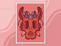 Mushu Smaugust Art Print