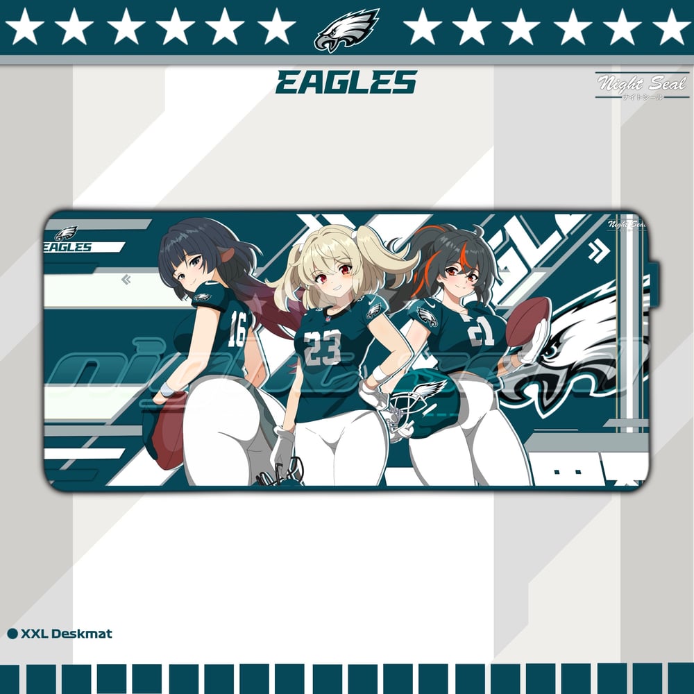 Image of Eagles x Waifus / Desk Mat 