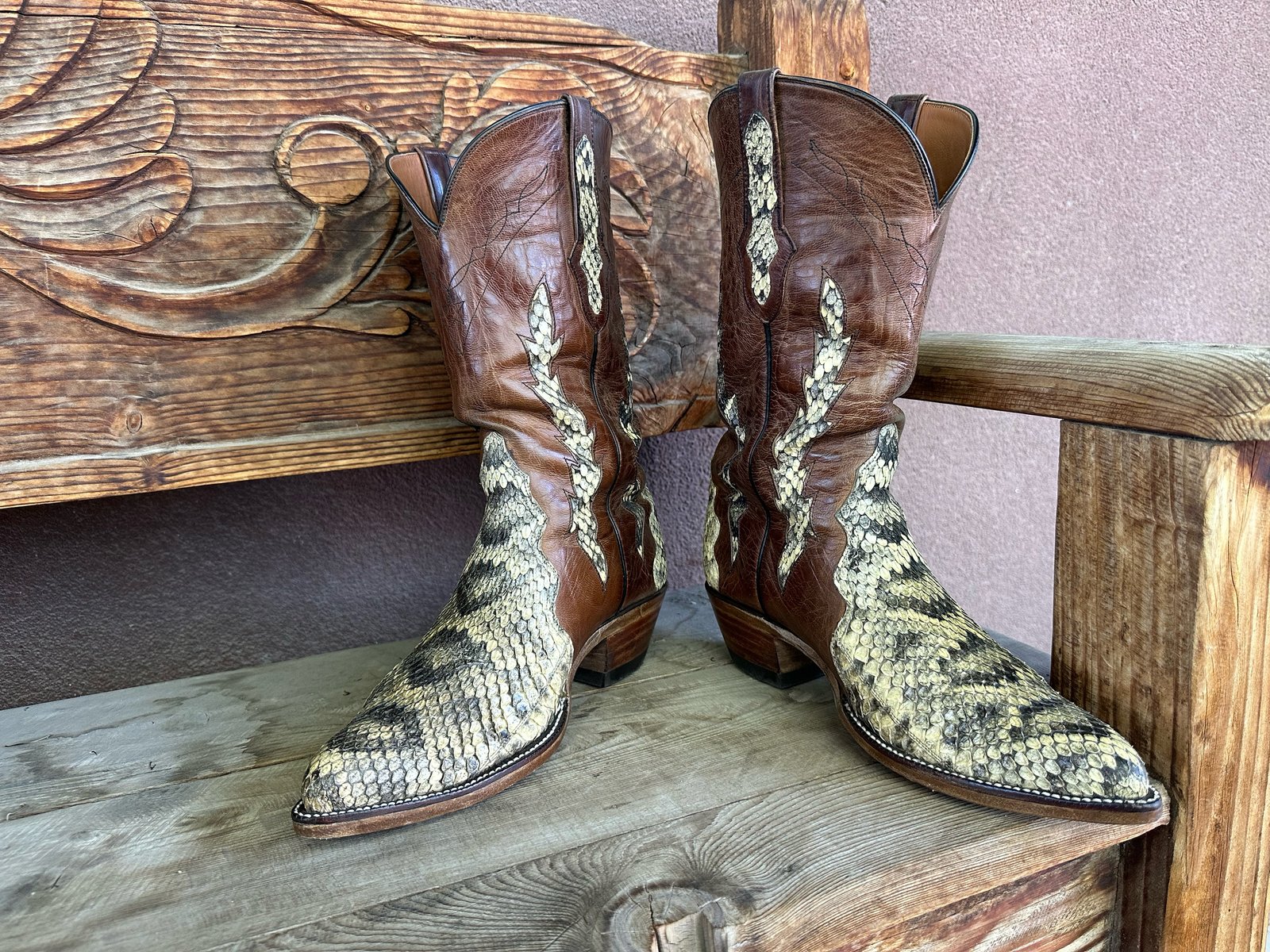 Blackjack Rattlesnake Triad boots 8.5EE Huarachesverdes