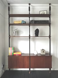 Image 1 of Italian Floor to Ceiling Shelving Unit, Single or Double Bay
