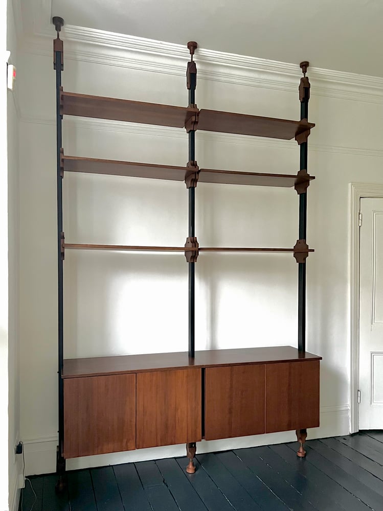 Image of Italian Floor to Ceiling Shelving Unit, Single/Double Bay