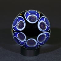 Image 6 of Gold/Silver Fumed Reticello Implosion Marble
