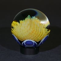 Image 8 of Gold/Silver Fumed Reticello Implosion Marble