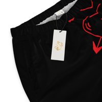 Image 3 of FALLING HEARTS TRACK PANTS (UNISEX)