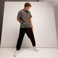 Image 11 of FALLING HEARTS TRACK PANTS (UNISEX)
