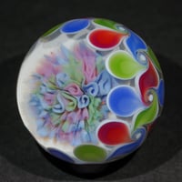 Image 2 of Pastel Dbl Scroll Implosion Pinwheel Marble