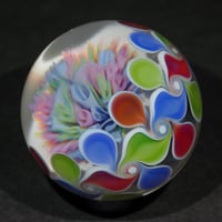 Image 9 of Pastel Dbl Scroll Implosion Pinwheel Marble