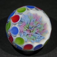 Image 12 of Pastel Dbl Scroll Implosion Pinwheel Marble