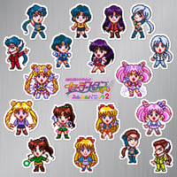 Bishoujo Senshi Sailor Moon Stars - Fuwa Fuwa Panic 2 Magnet Sets (19 Pieces)