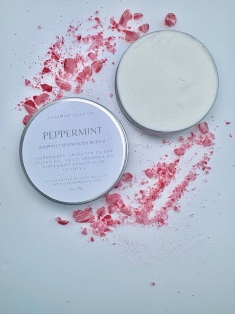 Image of Peppermint Whipped Tallow Body Butter