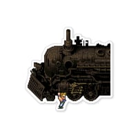 Image 1 of Final Fantasy VI: Sabin Train Suplex Sticker