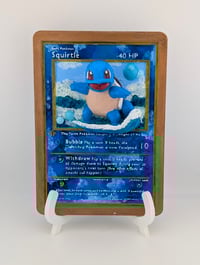Image 1 of Squirtle Pokemon TCG Handpainted 3D Wall Art