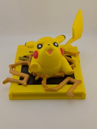 Image 2 of Pokemon Yellow Game Boy Cartridge Handpainted 3D Wall Art