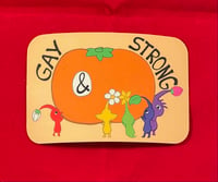 Gay and Strong Vinyl Sticker