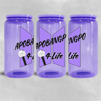 Image 1 of APOBANGPO Acrylic Can Cup, 16 oz 