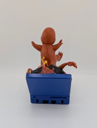 Image 3 of Charmander Comes Alives FanArt Handpainted Model