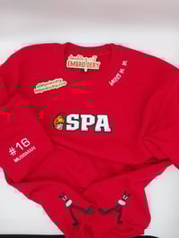 Image 1 of Custom Spartans Hockey Sweatshirt