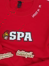 Image 4 of Custom Spartans Hockey Sweatshirt