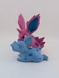 Image 3 of Nidoran Cuddles FanArt Handpainted Model