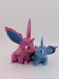 Image 1 of Nidoran Cuddles FanArt Handpainted Model