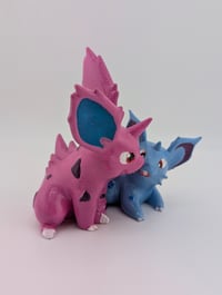 Image 4 of Nidoran Cuddles FanArt Handpainted Model