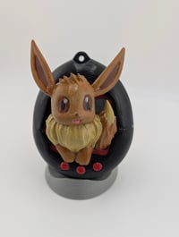 Image 1 of Eevee Pocket Pet FanArt Handpainted Model