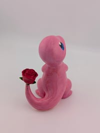 Image 3 of Valentine's Day Charmander FanArt Handpainted Model