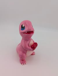 Image 2 of Valentine's Day Charmander FanArt Handpainted Model