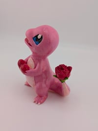 Image 4 of Valentine's Day Charmander FanArt Handpainted Model