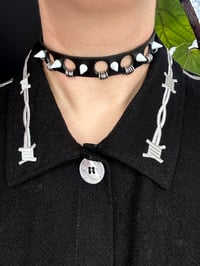 Image 1 of White Gauge Choker 