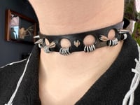 Image 1 of Silver Gauge Choker 