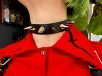Image 1 of Alternating Spike Choker 